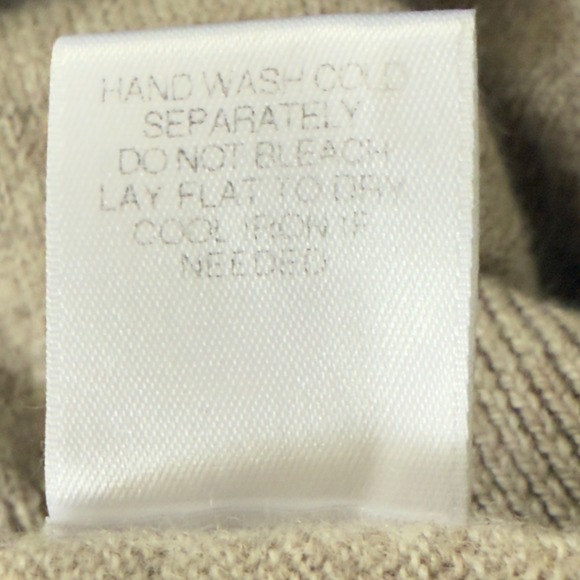 Turnbury merino wool sweater vest beige neutral 2XT classic layering piece - Picture 8 of 9